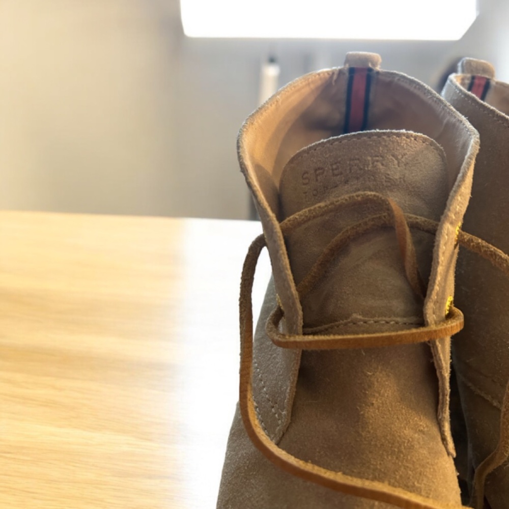 Sperry Harlow Wedge Ankle Boot - Tan Suede - Women's 7.5 - Picture 5 of 8